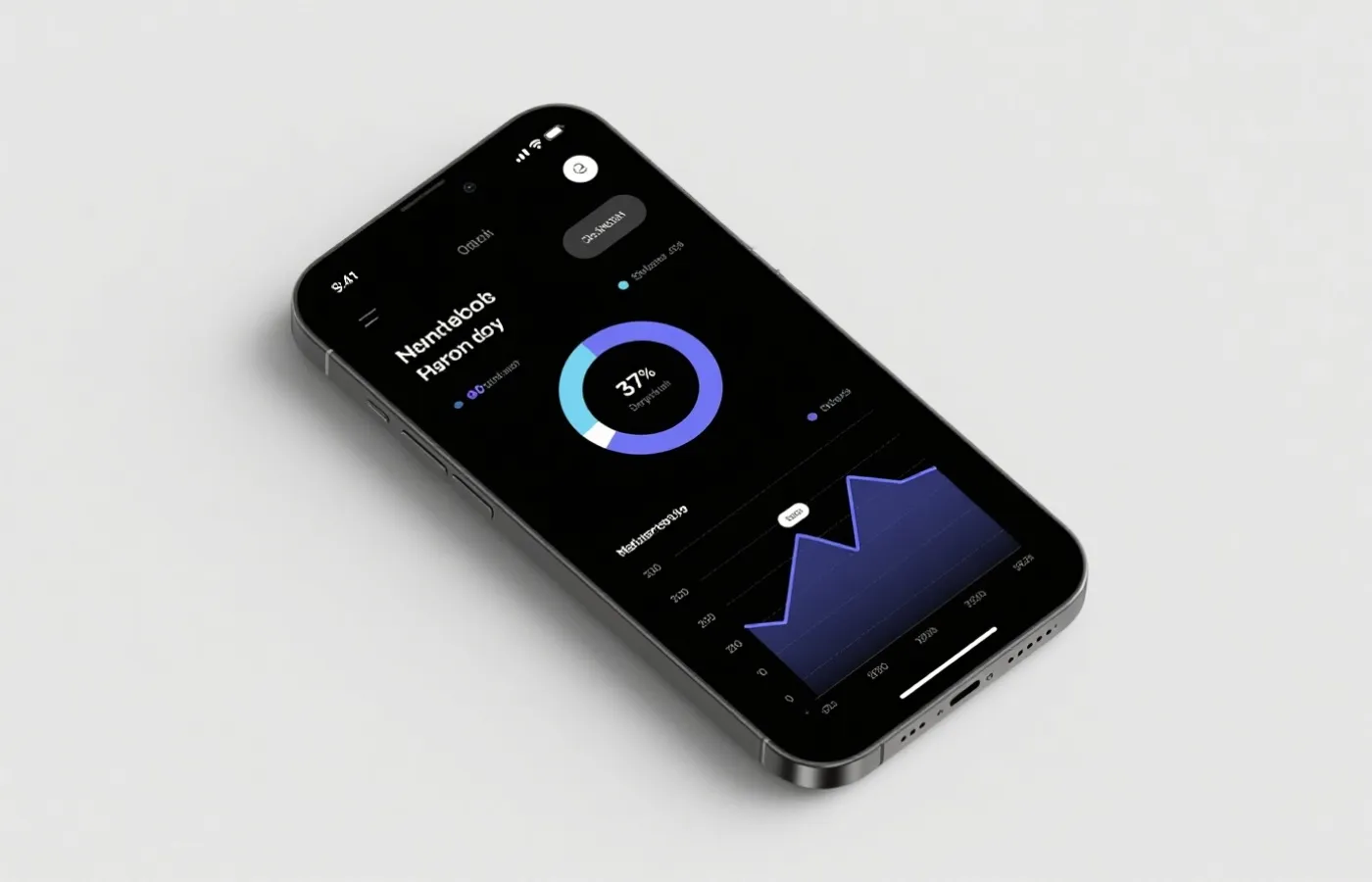 移动端仪表盘示意